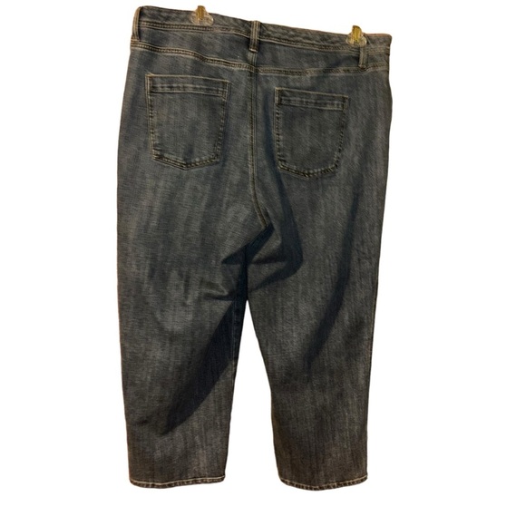 Talbots Stovepipe Jeans High Waist Straight Leg Crop plus size 20W - Picture 2 of 5